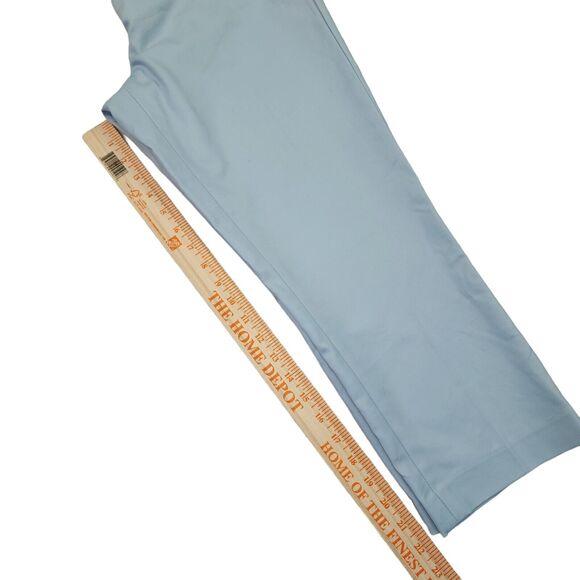 Willi Smith Women's Ankle Pants Size 10 Tapered Leg Trousers Stretch  Blue NWT - Picture 7 of 8